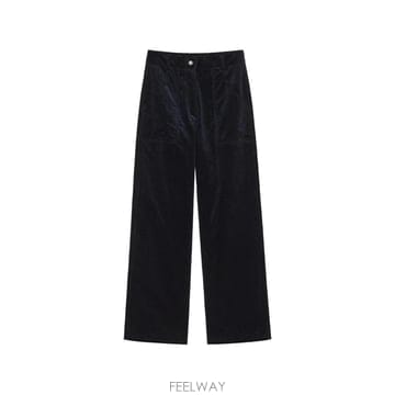 26 FW Forte Forte corduroy straight leg trousers 15323MYPANT