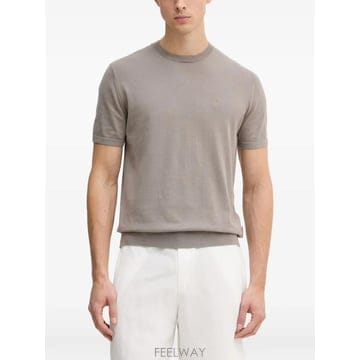 26 FW Armani Exchange 로고 자수 니트 티셔츠 8NZM5CZM3JZ TP458248825