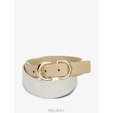 26 FW 무레르 Bria P214 logo engraved buckle belt BRIAP214 TP459