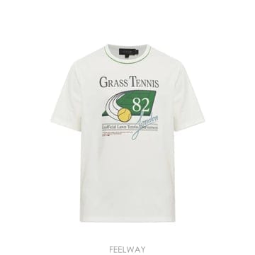 26 FW 라코스테 런웨이 테니스 프린트 티셔츠 AG8600 TP459635189
