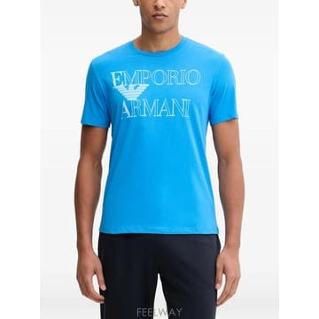 26 FW 아르마니 logo print T shirt EM000574AF20434 TP459632663