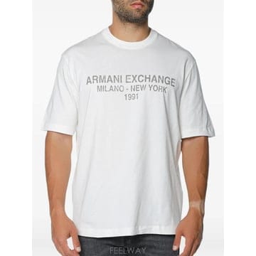 26 FW Armani Exchange logo print T shirt XM003404AF1628 TP45