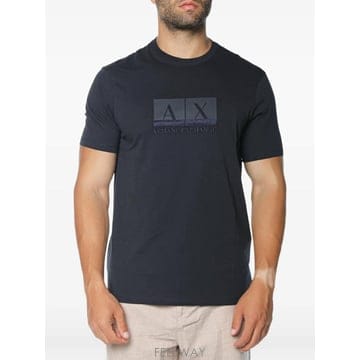 26 FW Armani Exchange logo print cotton T shirt XM003037AF10
