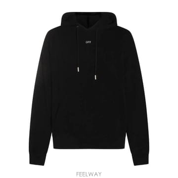 26 FW 오프화이트 팅크맨 애로우 스케이트 코튼 후드티 OMBB085F25FLE00C1001 TP45962