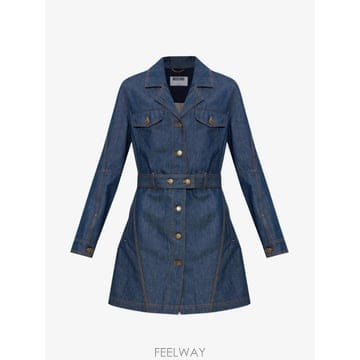 Moschino 26 FW ��Ű�� ��Ʈ ��ư ����Ʈ �̴� �巹�� A06195538 TP45962714426 FW ��Ű�� ��Ʈ ��ư ����Ʈ �̴� �巹�� A06195538 