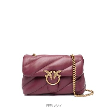 26 FW PINKO 퀼팅 레더 숄더 백 100038A0F2 TP459626466