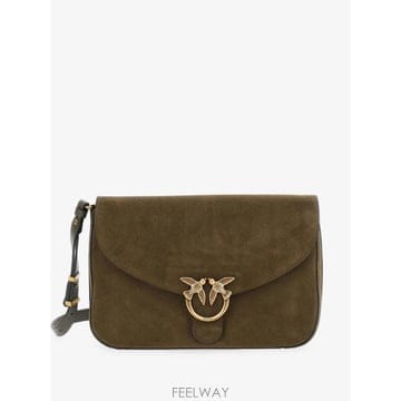 26 FW PINKO 러브 버드 스웨이드 숄더 백 107655A0F6 TP459625968
