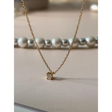 셀린느 18k 천연다이아 목걸이