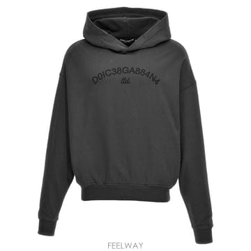 (해외배송) 돌체앤가바나 Dolce Gabbana 로고 프린트 크롭 후디 G9AYQTG7M8E
