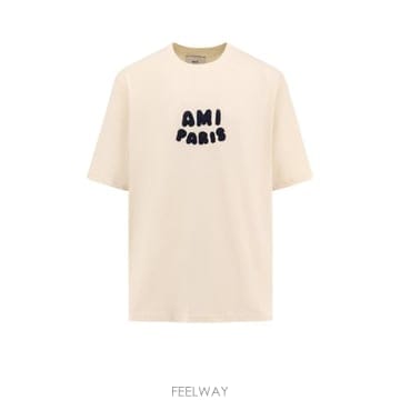(해외배송) 아미 AMI Paris 로고 패치 크루넥 티셔츠 UTS075726