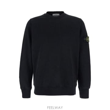 (해외배송) 스톤아일랜드 Stone Island 로고 패치 크루넥 스웨트셔츠 L1S156100060S0051