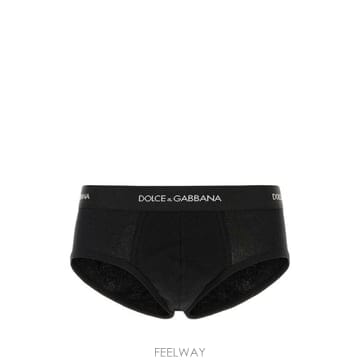 (해외배송) 돌체앤가바나 Dolce Gabbana 엘라스틱 로고 웨이스트 브리프 M3C21JONN96