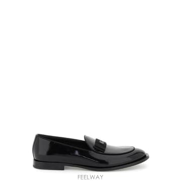 (해외배송) 돌체앤가바나 Dolce Gabbana 로고 플라크 로퍼 A50506A1037