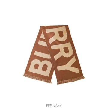 (해외배송) 버버리 버버리 로고 디테일 프레이드 엣지 스카프 8057148