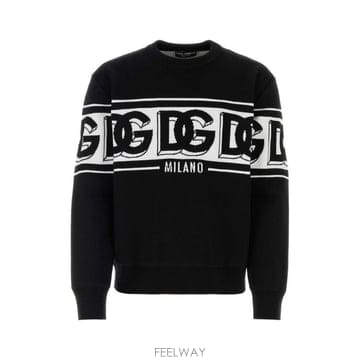 (해외배송) 돌체앤가바나 Dolce Gabbana 인타르시아 니트 크루넥 스웨터 GXM96TJEMK9