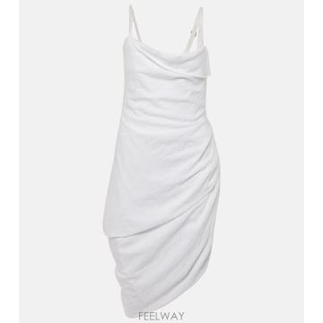 Jacquemus ������� ��ũ���� La Robe Saudade �巹���� �̴ϵ巹��������� ��ũ���� La Robe Saudade �巹���� �̴ϵ巹��