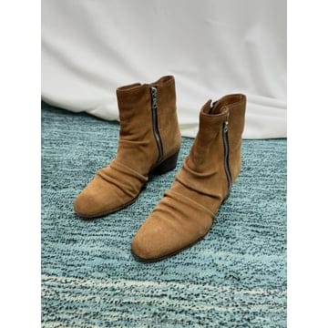 36 / AMIRI 아미리 스택 스웨이드 첼시 부츠