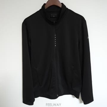 808 밀레 블랙 남성 집업 자켓 트레이닝 저지