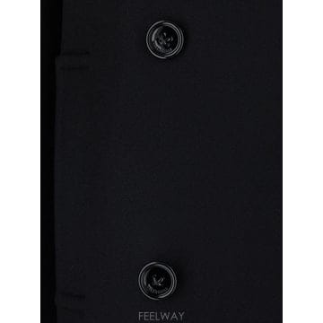 26FW 발렌시아가 코트 A009LU TUU371000 BLACK