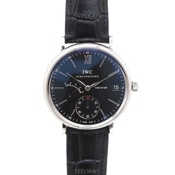 IWC IW510102 포르토피노 핸드와인드 8DAYS 블랙판 수동 남성 시계kk65419642