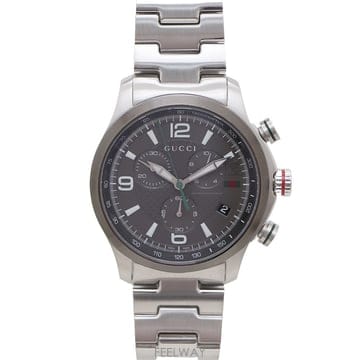 구찌 YA126238 126.2 G-타임리스 크로노그래프 44MM 쿼츠 스틸 남성 시계kk61713428