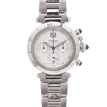 까르띠에 W31030H3 파샤 크로노그래프 38MM 남성 스틸 시계kk85291847