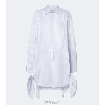 26 FW JW앤더슨 스트라이프 코튼 트윌 셔츠 드레스 TP582203329