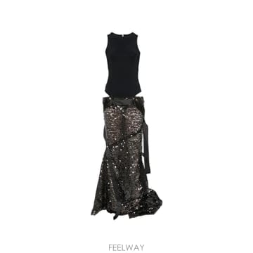 아티코 Superattico sequin embellished maxi dress 12331835818248