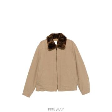 이자벨마랑 Amaric GB wool collar canvas jacket 12331823857928 TP7