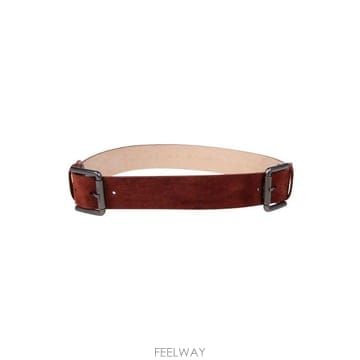 Max Mara Unno 더블 버클 벨트 2624506013600 009AMBRAMARRONE TP97986