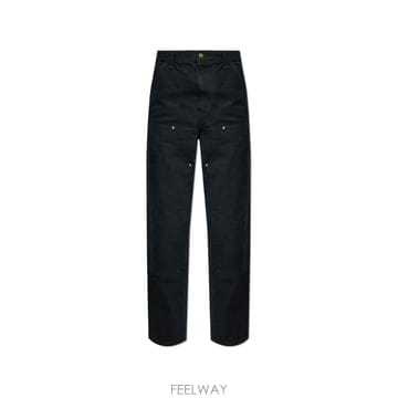 Carhartt WIP 더블 니 릴렉스 스트레이트 핏 팬츠 I0347960 894O TP979859571