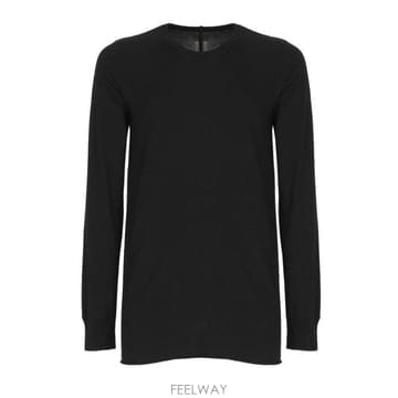Rick Owens 긴팔 크루넥 티셔츠 RU02F4252JA 09BLACK TP979870227