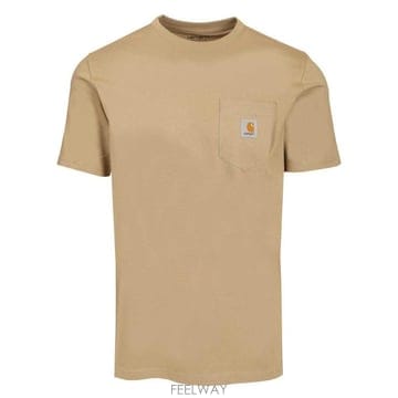 Carhartt WIP 포켓 로고 티셔츠 I030434 3IRXX TP979870922