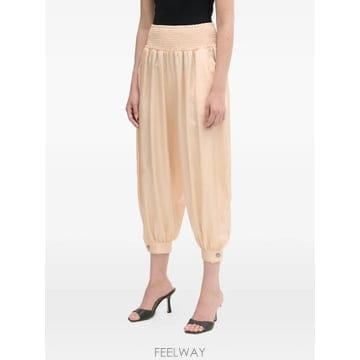 26 FW PINKO 스모킹 웨이스트 버튼 커프스 팬츠 106812A3AV TP459608686