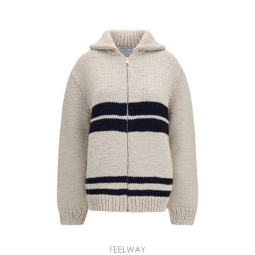 해외 이태리배송 AW26 프라다 여성 울 집업 가디건 P25O55SOOO6572_F0C56