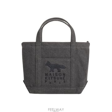메종키츠네 26FW 프로파일 폭스 데님 공용 미니 토트백 크로스백 MRUBT11WD4032 0594