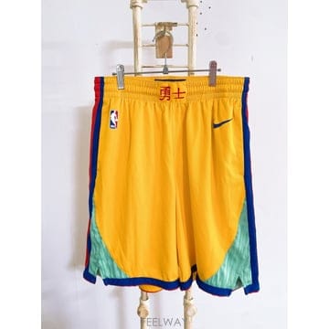 몽빈티지(31~32인치)나이키NBA남자골든스테이트워리어스차이나농구반바지