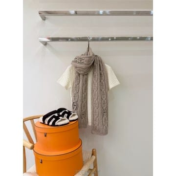 [유엠럭셔리]에르메스 Tri-Maillon Details Cuir 캐시미어 머플러