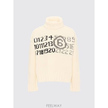 [A6] MM6 메종 마르지엘라 M61048MM08V 키즈 스웨터 M61048MM08V-M6101