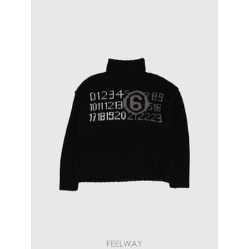 [A6] MM6 메종 마르지엘라 M61048MM08V 키즈 스웨터 M61048MM08V-M6900