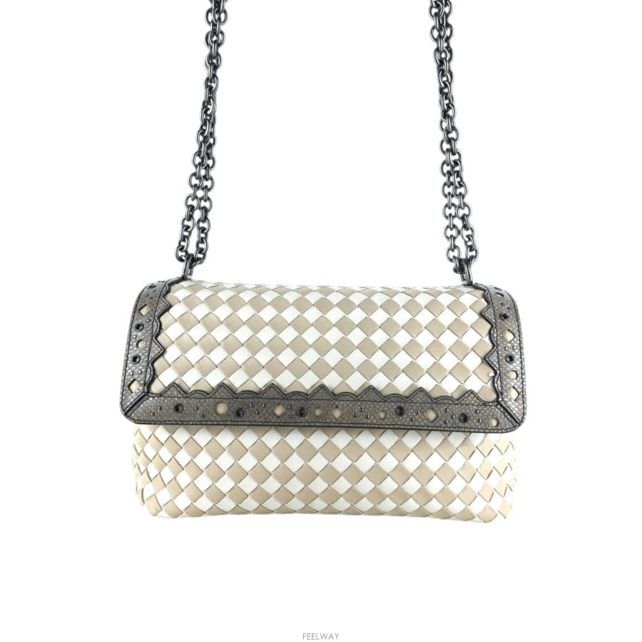 Bottega Veneta [�Ƹ�����]���װ�����Ÿ ��Ʈ��ġ���� �÷� ����� ũ�ν���549827[�Ƹ�����]���װ�����Ÿ ��Ʈ��ġ���� �÷� ����� ũ�ν�
