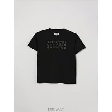 [A6] MM6 메종 마르지엘라 M61117MM02Y 키즈 티셔츠 M61117MM02Y-M6900