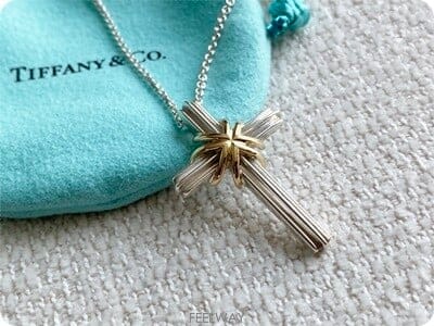 TIFFANY & Co Ƽ�Ĵ� �ñ״�ó ���ڰ� 18k �޺� �ǹ� �������Ƽ�Ĵ� �ñ״�ó ���ڰ� 18k �޺� �ǹ� �������