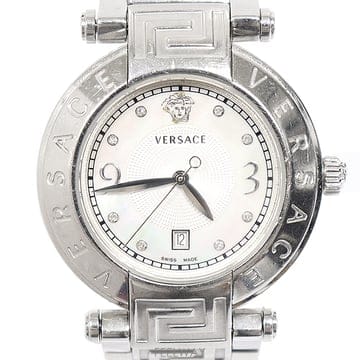 Versace(베르사체) 68Q99SD498 35MM 스틸 쿼츠 자개판 8P 다이아 REVE 여성시계