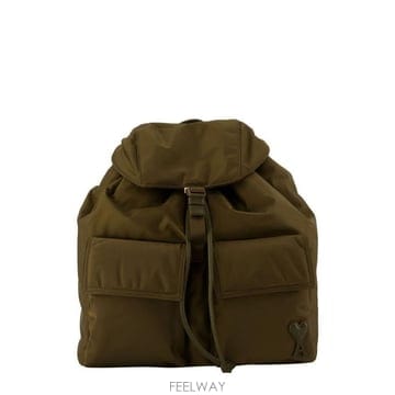 (해외배송) 아미 AMI 마르셀 플랩 백팩 ULL757AW0001
