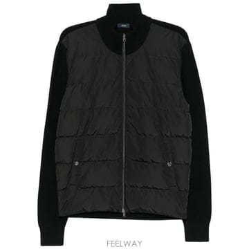 26FW 에르노 와플 니트 패디드 가디건 MP000138U 70259 9300 NERO