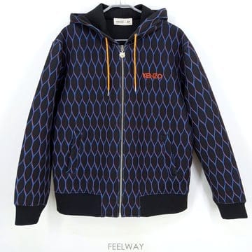 겐조 X H&M 남성 추동 네오프렌 후드집업 블랙108   47651