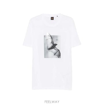 26FW 보스 탑 50571288 100 WHITE