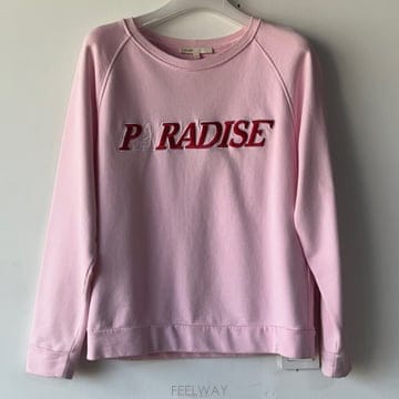 마쥬 maje 레터링 코튼 맨투맨