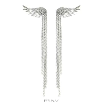 Zadig&Voltaire 26FW �ڵ�غ��׸� �̾ OWJW01774 038 SILVER26FW �ڵ�غ��׸� �̾ OWJW01774 038 SILVER